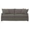Romilly Truffle Performance 2-Cushion Sofa - 90Gǥ|Kathy Kuo Home