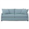 Romilly Eggshell Blue Performance 2-Cushion Sofa - 90Gǥ|Kathy Kuo Home