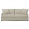 Romilly Baby Fawn Performance 2-Cushion Sofa - 90Gǥ|Kathy Kuo Home
