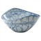 Siena Modern Blue Swirl Hand Glazed Porcelain Bowl|Kathy Kuo Home
