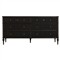 Andrea French Country Dark Brown Oak Wood Double Dresser|Kathy Kuo Home