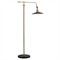 Travis Modern Antique Brass Swing Arm Floor Lamp|Kathy Kuo Home