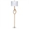 Yvonne Coastal Beach Natural Rope Knot Floor Lamp|Kathy Kuo Home