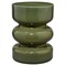 Peter Coastal Beach Green Glass Outdoor Garden Stool