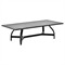 Madelle Modern Classic Black Aluminum Rectangular Outdoor Coffee Table|Kathy Kuo Home