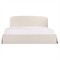Jezreel Modern Classic Cream Slipcovered Storage Bed - Queen|Kathy Kuo Home