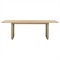 Rishon Modern Classic Natural Oak Rectangular Dining Table - 88&quot;|Kathy Kuo Home