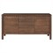 Bella Modern Classic Brown Mango Wood Scalloped Sideboard - 60&quot;|Kathy Kuo Home