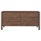 Bella Modern Classic Brown Mango Wood Scalloped Double Dresser|Kathy Kuo Home