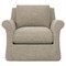 Ameerah Sand Textured Weave Slipcovered Chair|Kathy Kuo Home