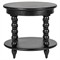 Thomas Updated Traditional Black Wood Spindle End Table|Kathy Kuo Home
