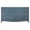 Isabeau Updated Traditional Blue Oak Double Dresser|Kathy Kuo Home