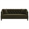 Willa Boxwood Green Performance Velvet Sofa - 86&quot;|Kathy Kuo Home