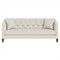 Willa Heathered Ivory Crypton Performance Flecked Chenille Sofa - 86&quot;|Kathy Kuo Home