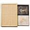 AERIN Colette Coastal Beach Cream Woven Cane Card Set|Kathy Kuo Home