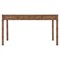 Alaine Updated Traditional Woven Cane Brown Oak Desk|Kathy Kuo Home