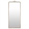 Alessia Traditional White Mango Wood Full Length Floor Mirror|Kathy Kuo Home