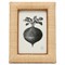 Pigeon and Poodle Hanford Coastal Natural Raffia Brown Leather Trim Photo Frame - 4x6|Kathy Kuo Home