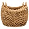 Pigeon and Poodle Olivia Coastal Natural Woven Water Hyacinth Floor Basket - Set of 2|Kathy Kuo Home