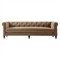 Rosehill Mocha Mist Performance Velvet Sofa - 88&quot;|Kathy Kuo Home