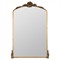 Ambrose French Country Gold Frame Medicine Cabinet Mirror|Kathy Kuo Home
