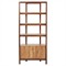Rissa Modern Classic Brown Acacia Wood Bookcase|Kathy Kuo Home