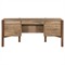 Rissa Modern Classic Brown Acacia Wood Desk|Kathy Kuo Home