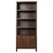 Julius Rustic Lodge Brown Oak Wood Bookcase|Kathy Kuo Home