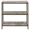 Kian Modern Classic Grey Marble Antique Brass Nightstand|Kathy Kuo Home