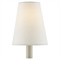 Jodie Coastal Beach Off White Grasscloth Tapered Chandelier Shade|Kathy Kuo Home