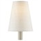 Jodie Coastal Beach Cream Grasscloth Tapered Chandelier Shade|Kathy Kuo Home