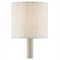 Jodie Coastal Beach Cream Grasscloth Drum Chandelier Shade|Kathy Kuo Home