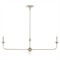 Britanny French Country Champagne Linear Chandelier|Kathy Kuo Home