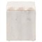 Pigeon and Poodle Proviso Modern Classic White Fluted Marble Canister - Small|Kathy Kuo Home