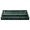 Pigeon and Poodle Proviso Modern Classic Jade Green Fluted Marble Nested Tray - Set of 2|Kathy Kuo Home