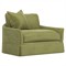 Hartwell Citrus Grove Performance Velvet Chair and a Half|Kathy Kuo Home