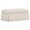 Hartwell Truffle Salt Performance Ottoman|Kathy Kuo Home