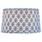 Gerica Updated Traditional Blue Pattern Tapered Lamp Shade|Kathy Kuo Home
