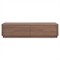 Rex Modern Classic Brown Walnut Rectangular Storage Coffee Table|Kathy Kuo Home