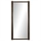 Vexel Updated Traditional Dark Brown Oak Full Length Floor Mirror|Kathy Kuo Home