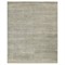 Jovana Updated Traditional Olive Wool Shag Solid Rug - 6&#39;x9&#39;|Kathy Kuo Home