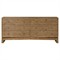 Rayan Rustic Lodge Natural Brown Reclaimed Wood Double Dresser|Kathy Kuo Home