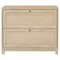 Clarence Modern Classic Light Bleached Oak Nightstand|Kathy Kuo Home