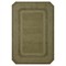 Clayton Updated Traditional Olive Green Wool Border Solid Rug - 3&#39;6&quot;x5&#39;6&quot;|Kathy Kuo Home
