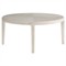 Leith Modern Classic Light Grey Wood Round Coffee Table|Kathy Kuo Home