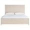 Leith Modern Classic Light Grey Wood Panel Bed - Queen|Kathy Kuo Home
