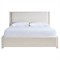Leith Modern Classic Light Grey Wood Bed - Queen|Kathy Kuo Home