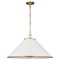 Visual Comfort Studio Aldric Updated Traditional Gild Steel 2 Light Pendant|Kathy Kuo Home
