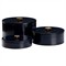 Giani Traditional Blue Leather Round Decorative Box - Set of 3|Kathy Kuo Home