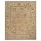 Avienne Updated Traditional Tan Wool Oushak Patterned Rug - 6&#39;x9&#39;